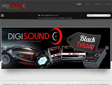 Tablet Screenshot of digisound.com.br